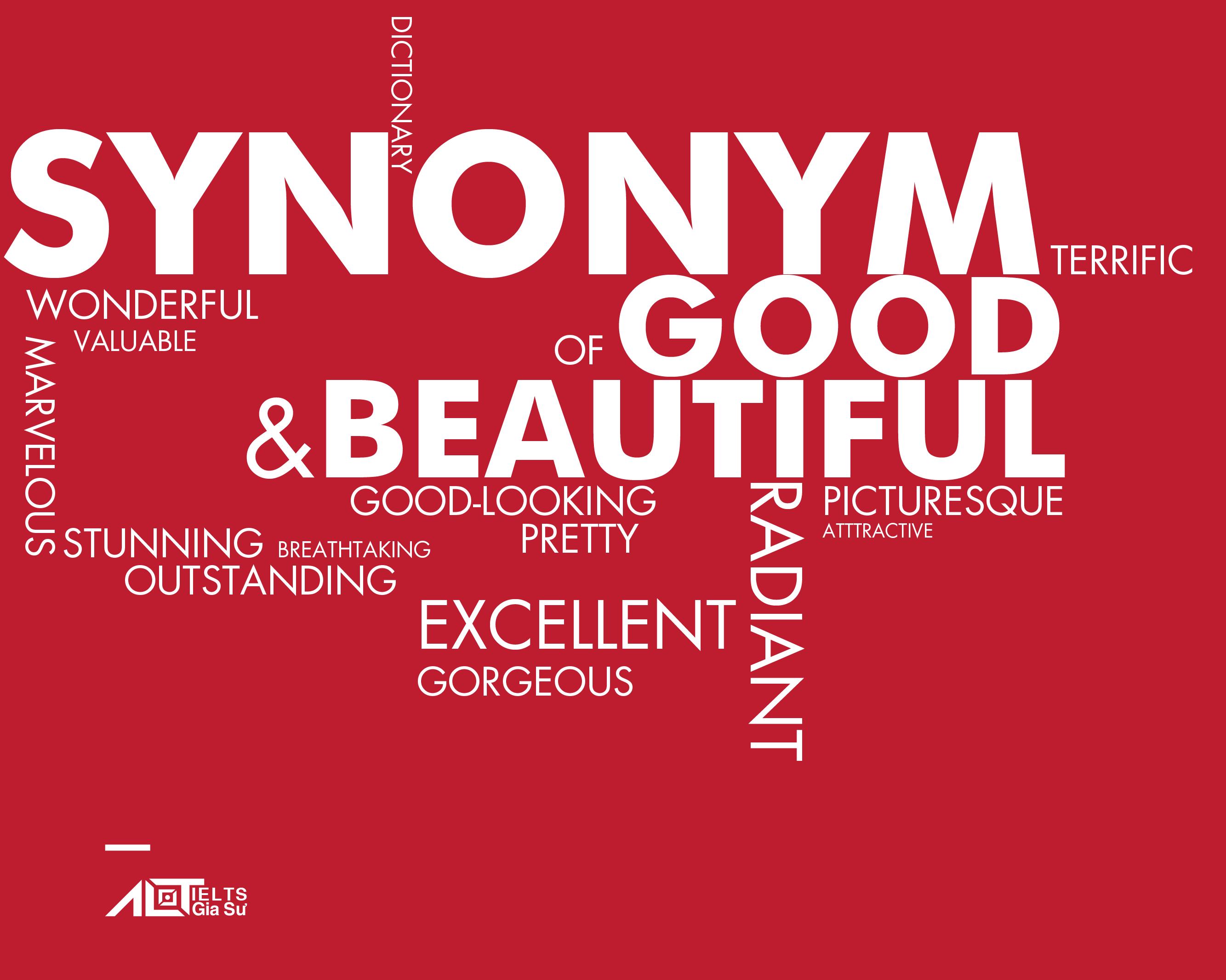 Synonym Dictionary: Synonym of Good - Beautiful